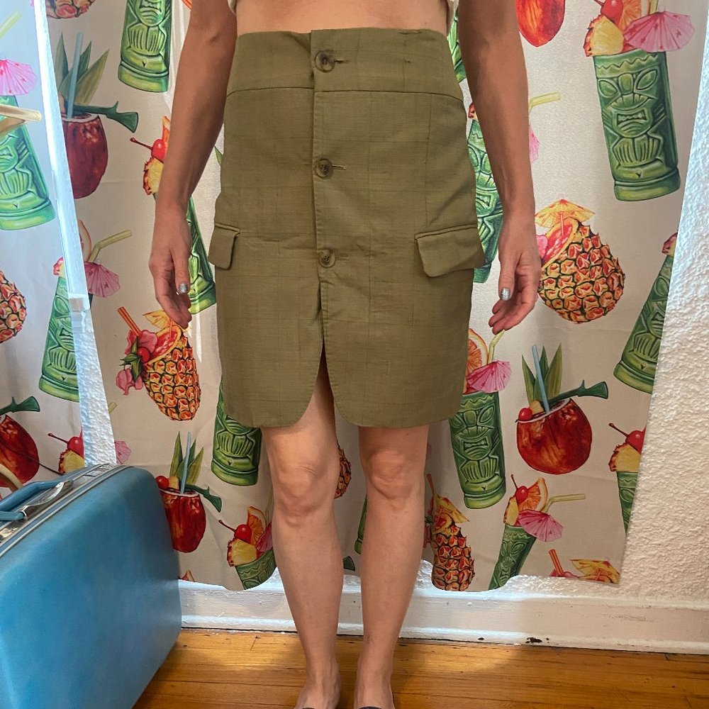 Vintage handmade punk men's jacket skirt